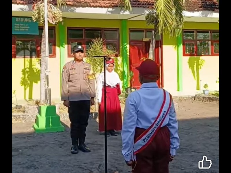 Sinergitas SDN 5 Sumberkolak dgn POLRI
