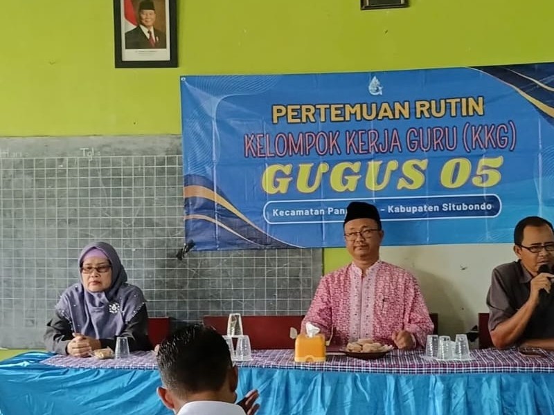 BERSINERGI DALAM GIAT RUTIN, KKG GUGUS 5 KEC. PANARUKAN..